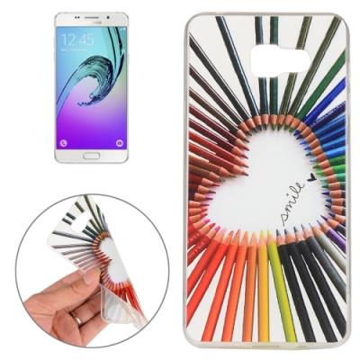 Galaxy A3 Coque housse TPU  Crayon Couleur