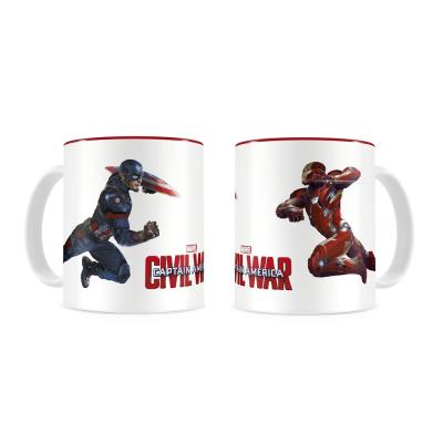 Mug Marvel Civil War - Duel Blanc & Rouge