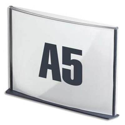 Plaque de porte format A5 coloris anthracite