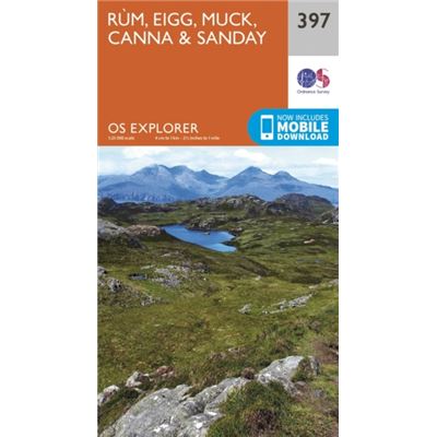 Os Explorer Map (397) Rum, Eigg, Muck, Canna And Sanday (Map)