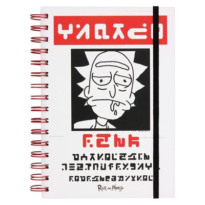 Rick and Morty Carnet A5 Wanted