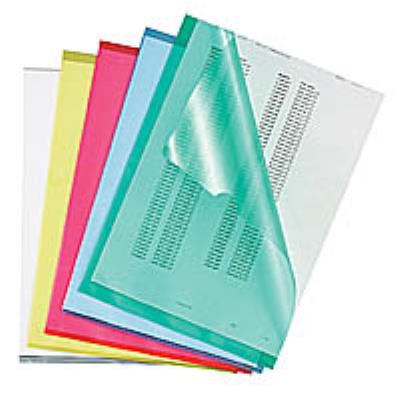 Pochette Exacompta - Etui carton de 100 pochettes à coins A4 Cristal