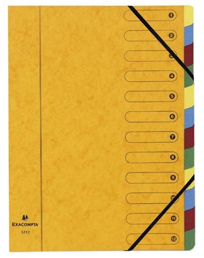 Trieur Exacompta Harmonika 12 compartiments Coloris assortis