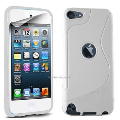Housse etui coque pochette silicone gel fine pour Apple iPod Touch 6eme generation  - BLANC