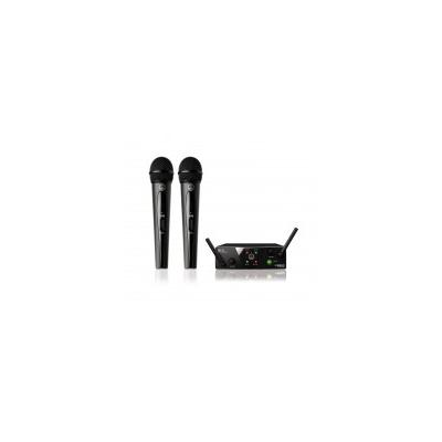 2 microphones à main et système HF AKG WMS40 Mini2 Double Voix