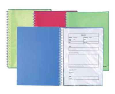Porte Vues Exacompta A4 Réversible Linicolor 120 vues Bleu