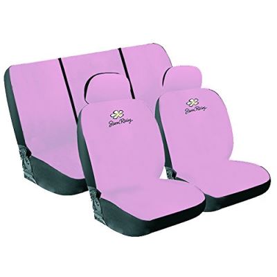 Simoni Racing SR CSRDAP Housse de Siège Daisy, Rose, Set de 8