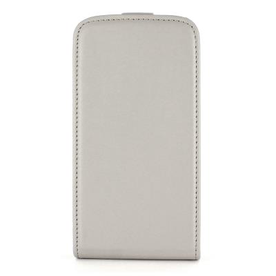 SWISS CHARGER Etui flip PU gris pour Samsung Galaxy Trend S7560 / S Duos S7562