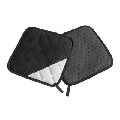 Lurch 70091 lot de 2 maniques sets de table noir