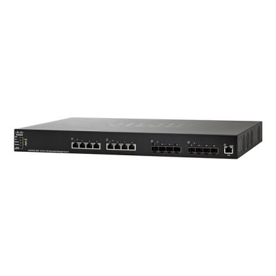 Cisco Small Business SG550XG-8F8T - commutateur - 16 ports - Géré - Montable sur rack