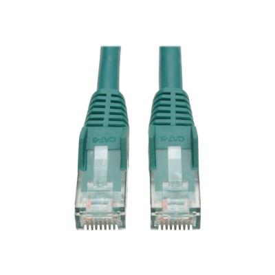 Tripp Lite 20ft Cat6 Gigabit Snagless Molded Patch Cable RJ45 M/M Green 20' - verbindingskabel - 6.1 m - groen