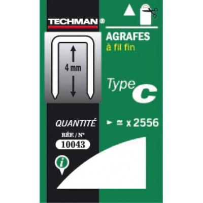 TECHMAN Agrafe outif n 21 6mm bte 5000pcla boite