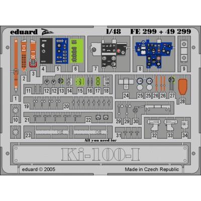 MAQUETTE KI 100 I HASEGAWA 1/48 EDUARD FE299