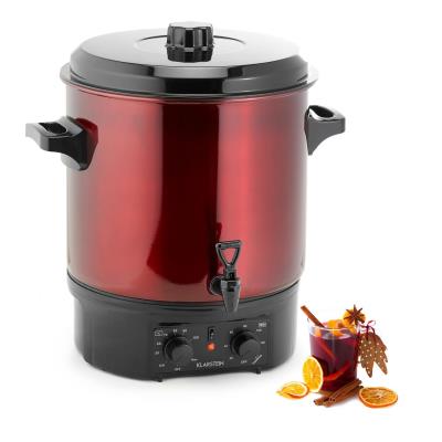 Klarstein Biggie Distributeur de boissons chaudes 27l 2000W minuterie - rouge
