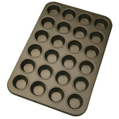 STÄDTER 488052 MOULE À 24 MUFFINS ANTI-ADHÉSIF DE 5 CM DE DIAMÈTRE DANS COFFRET CADEAU AVEC LIVRE DE RECETTES EN LANGUE ALLEMAND