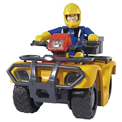 Speelight Goed 9257657 - Pompier Sam Quad Mercury, Modèle Voitures