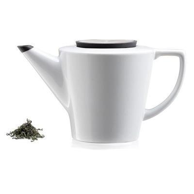 Théière en porcelaine 1L et couvercle en silicone noir 9101140 - viva Scandinavia