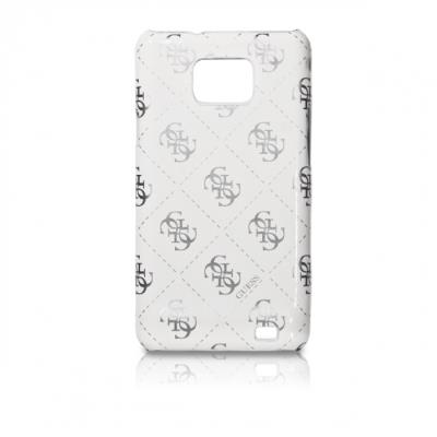 GUS2LEGR Coque luxe Guess imprimé blanc pour Samsu