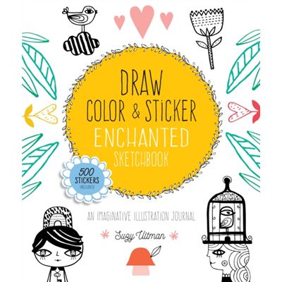 Draw Colour & Sticker Enchanted Sketchbk