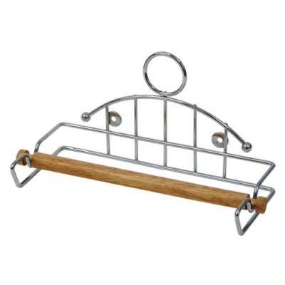 ZELLER 24867 PORTE ESSUIE-TOUT 28 X 12,5 X 14,5 CM (CHROMÉ)