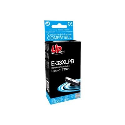 UPrint E-33XLPB - fotozwart - gereviseerd - inktcartridge (alternatief voor: Epson T3361)