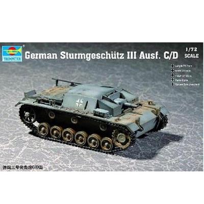 Maquette Char : Canon d'assaut Sturmgeschutz III Ausf C/D 1941 Trumpeter
