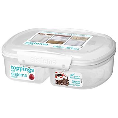 Sistema klip it boîte de rangement à 2 compartiments 630 ml