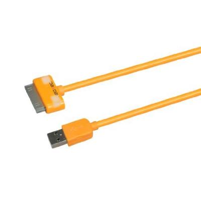Neoxeo X250A25033 Câble Chargeur Et Synchro Pour Iphone/Ipad/Itouch Orange Avec Led