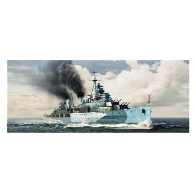 Maquette bateau : hms belfast c35 croiseur léger britannique 1942 trumpeter