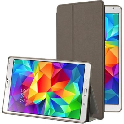 Galaxy Tab S 8.4 : Coque Housse de Protection Cuir (PU) Brun « Texturé »
