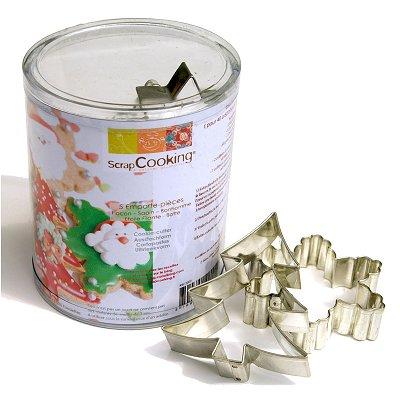 Boîte 5 découpoirs - Noël