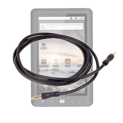 Câble audio pour Coby Kyros Internet Tablet, Advent Vega, CloudNine Allwinner