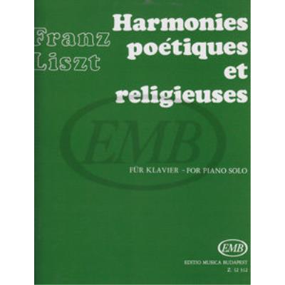 Partitions classique EMB (Editio Musica Budapest) LISZT FRANZ - HARMONIES POETIQUES ET RELIGIEUSES Piano