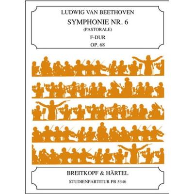 Partitions classique EDITION BREITKOPF BEETHOVEN L.V. - SYMPHONIE NR. 6 F-DUR OP. 68 - PARTITION POCHE Format poche