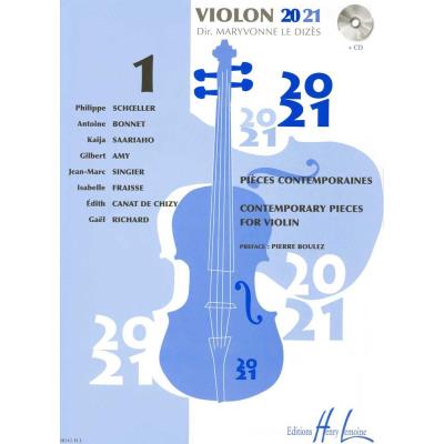 Partitions classique LEMOINE LE DIZES MARYVONNE - VIOLON 20-21 VOL.1 + CD - VIOLON Violon