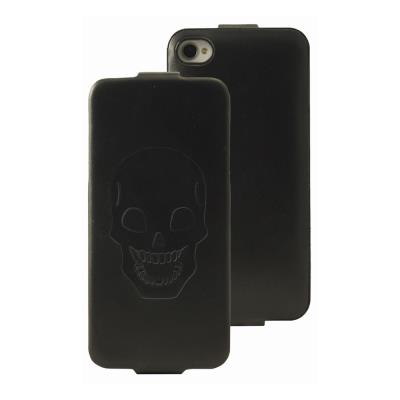 Mocca Etui batterie noir tête de mort pour iPhone 4 / 4S