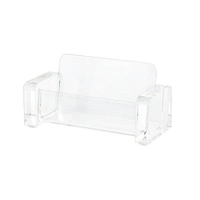 Wedo cristallic porte-cartes de visite acrylique transparent 604416