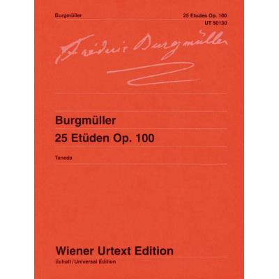 Méthodes et pédagogie WIENER URTEXT EDITION BURGMULLER F. - 25 ETUDEN OP. 100 - PIANO Piano