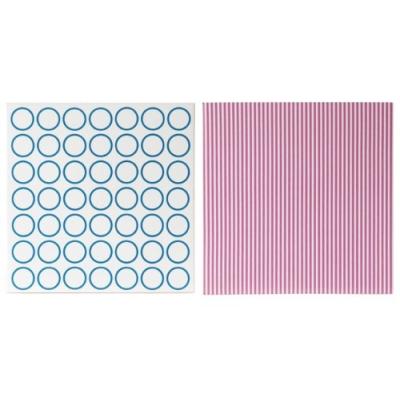 PT PT2083 DOTS & STRIPES DESSOUS DE PLAT ROSE/BLEU