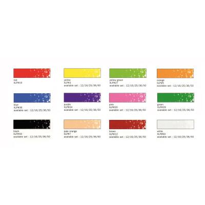 Pastel à l'huile - Assortiment 12 couleurs - Bâton