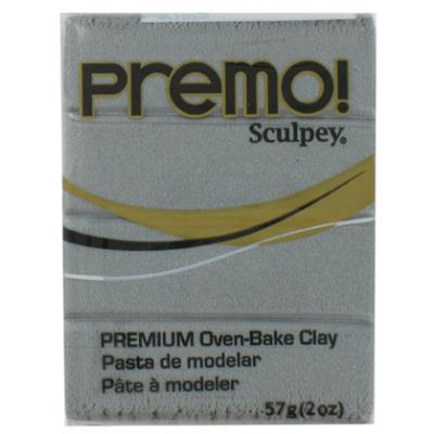 Pâte Sculpey Premo - Argent