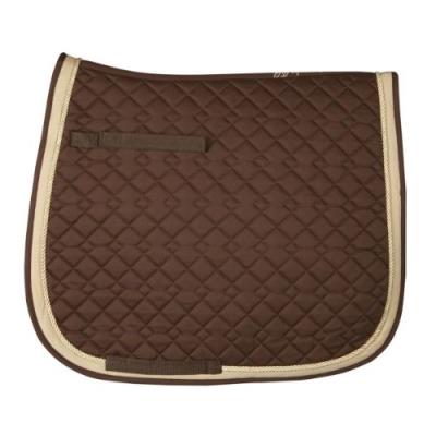 Pfiff 100583-50-full tapis de selle de dressage wien pour demi-sang pur-sang (marron)