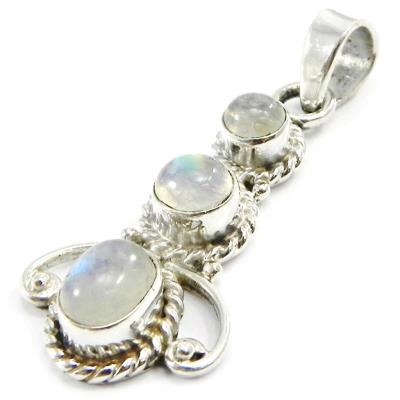 Les Trésors De Lily [I4298] - Pendentif Argent 'Heaven' pierre de lune