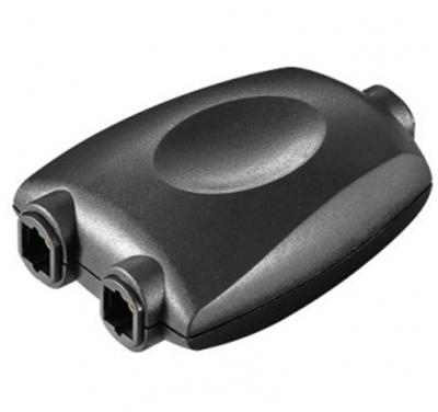 Adaptateur TosLink en Y - prise Spdif en fibre optique (NOIR)