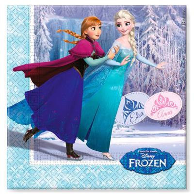 Serviettes La Reine des Neiges (Frozen) x20 Procos