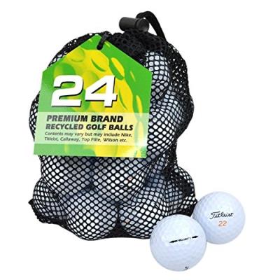 Second chance titleist velocity premium balles de golf de récupération calibre a blanc taille 24