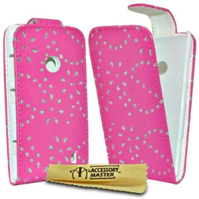 Accessory Master Housse pour Nokia Lumia 520 Motif Diamant Rose