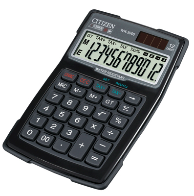 Citizen - Machine A Calculer De Bureau Citizen 12ch Wr-3000