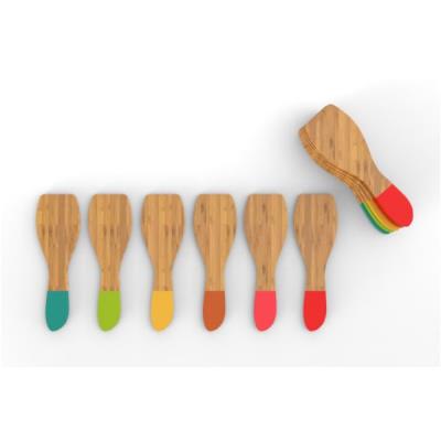 Accessoire cuisson PEBBLY NBA021 Set 6 spatules raclette couleur