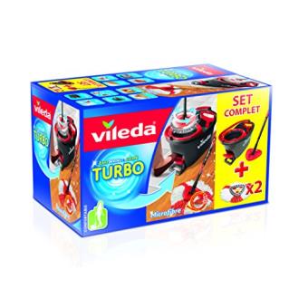 11€09 sur Vileda easy wring/clean turbo set balai avec seau + 2